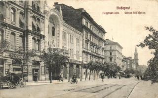 Budapest VI. Nagymező utca 17. Fővárosi Orfeum, Müller J. Károly vendéglője, borozó és étterem (r)