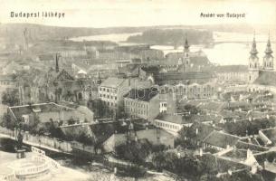 Budapest I. Víziváros látképe, S. L. B. 326. (EK)