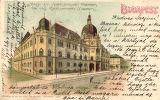 Budapest IX. Iparművészeti Múzeum, litho