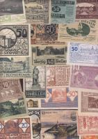 Ausztria 1920-as évek eleje 110db többnyire klf szükségpénz T:I (többsége),I-,II+