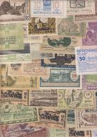 Ausztria 1920-as évek eleje 110db többnyire klf szükségpénz T:I (többsége),I-,II+
