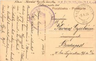 Brody, Brodach; Rynek / market, street view + M. kir. veszprémi IV/31. népfelkelő hadtapzászlóalj. 4...