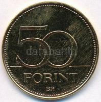 2007. 50Ft Cu-Ni "Római Szerződés" aranyozott forgalmi érme T:1- ujjlenyomat