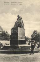 Moscow, Moskau; Gogol Monument, statue