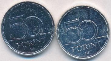 DN 50Ft ezüstözött Cu-Ni "Nagy Magyarok / Wesselényi Miklós" multicolor + 50Ft ezüstözött ...