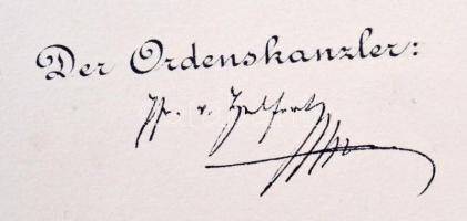 Osztrák-Magyar Monarchia 1906. "Ferenc József-rend lovagkeresztje" oklevél a rendbe való f...