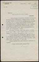 1919 Bp., Ifj. Leopold Lajos (1879-1948), a Magyar Vöröskereszt Egylet kormánybiztosa által küldött levél, saját kezű aláíárásával