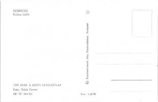 Debrecen, Kohász üdülő, nagyerdei strand, Vöröshadsereg útja, botanikus kert - 5 db MODERN fekete-fe...