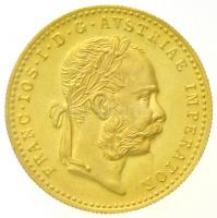 Ausztria 1915. Dukát Au Ferenc József utánveret (3,50g/0.986) T:1- Austria 1915. 1 Ducat Au Franz Joseph I restrike (3,50g/0.986) C:AU Krause KM# 2267