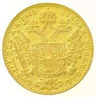 Ausztria 1915. Dukát Au "Ferenc József" utánveret (3,50g/0.986) T:1-
Austria 1915. 1 Duca...