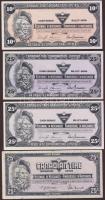 Kanada 1980-as évek "Canadian Tire Corporation" készpénz bónok 5c,10c,25c,50c,1$ címletekb...