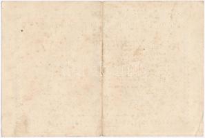 Budapest 1923. "Kékkuti Gyógy- és Ásványvíz Részvénytársaság" részvényutalvány 25.000K-ról...