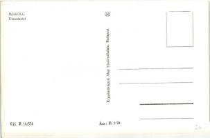 Miskolc, Egyetem, Széchenyi utca, postahivatal  - 4 db MODERN fekete-fehér képeslap / 4 modern postc...