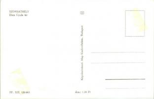 Szombathely, Köztársaság tér, Állami áruház, Éhen Gyula tér - 3 db MODERN fekete-fehér képeslap / 3 ...