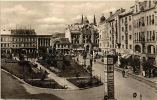 Szombathely, Köztársaság tér, Állami áruház, Éhen Gyula tér - 3 db MODERN fekete-fehér képeslap / 3 ...