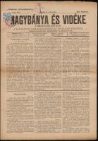 1917 Nagybánya, Nagybánya és Vidéke társadalmi hetilap XLIII. évfolyamának 14-. száma