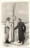 1939 Uzsok, Uzhok; Magyar-Lengyel baráti találkozás a visszafoglalt ezeréves határon / Hungarian-Polish meeting on the historical border