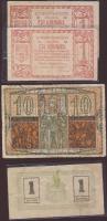 1918-1920. 16db szükségpénz, benne Pécs, Esztergom, Miskolc, Pécs T:I,II,III