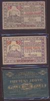 1918-1920. 16db szükségpénz, benne Pécs, Esztergom, Miskolc, Pécs T:I,II,III