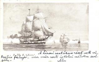 SMS Saida vitorlás korvett / SMS Saida Schraubenkorvette / SMS Zrínyi corvette