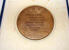 Szovjetunió cca 1950-es évek "Gorkij" Br emlékplakett T:2 Díszdobozban!