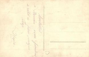 Coverca (Románföld), Kialakított katonai 200. állomás parancsnoksága, katonák csoportképe / WWI K.u....