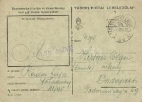 II. Világháborús magyar katonai karácsonyi üdvözlőlap. Tábori postai levelezőlap / WWII Hungarian mi...