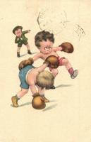 Boxing children. Amag 099.