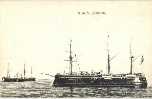SMS Custozza, Osztrák-Magyar Haditengerészet péncélozott csatahójaja / K.u.K. Kriegsmarine ironclad warship. G. Fano, Pola