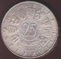 Ausztria 1956. 25Sch Ag "Mozart" T:2