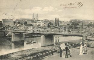 Ungvár, Uzhorod; Nagyhíd / great bridge