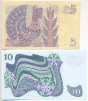 Svédország 1977. 5K + 1990. 10K T:III,II
Sweden 1977. 5 Kronor + 1990. 10 Kronor C:F,XF