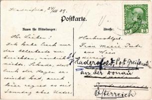 Hadersfeld (St. Andrä-Wördern), Schule, Alois Aigner's Gastwirthschaft, Villa, Saal, Obelisk / ...