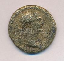 Római Birodalom / Róma / Traianus 98-117. Sestertius hamisítványa T:3 Roman Empire / Rome / Trajan 98-117. Sestertius, fake C:F