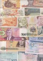 300 klf bankjegy, jobbakkal az egész világból, régi és új T:I (legalább 200db),II,III,IV