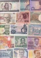 300 klf bankjegy, jobbakkal az egész világból, régi és új T:I (legalább 200db),II,III,IV