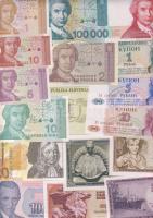 300 klf bankjegy, jobbakkal az egész világból, régi és új T:I (legalább 200db),II,III,IV