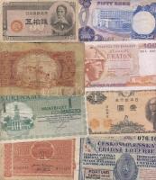 300 klf bankjegy, jobbakkal az egész világból, régi és új T:I (legalább 200db),II,III,IV