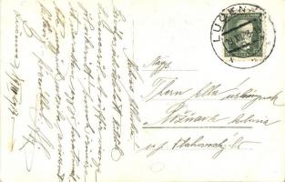 1933 Losonc, Lucenec; Astoria szalon és kávéház, E. Schulter üzlete / café and salon, shops, photo (...