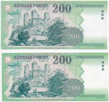 1998. 200Ft (2x) T:I,I-