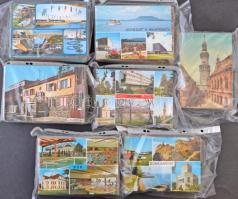 1 cipős doboznyi MODERN magyar városképes lap / One shoe box of modern Hungarian town-view postcards