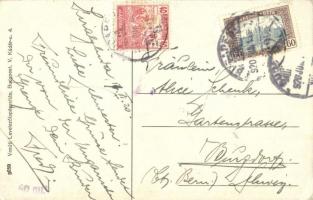 Királyhida, Bruckneudorf, Bruck an der Leitha; József császár tér, Népiskola, templom / Kaiser Josef...