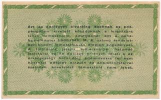 1946. 50.000AP sorozat- és sorszám nélkül, hátoldali szövegben több ékezethiány T:II