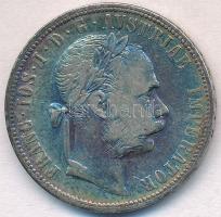 Ausztria 1878. 1Fl Ag &quot;Ferenc József&quot; T:2- patina Austria 1878. 1 Florin Ag &quot;Franz Joseph&quot; C:VF patina Krause KM#2222