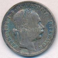 Ausztria 1879. 1Fl Ag &quot;Ferenc József&quot; T:2-,3 ph.,patina Austria 1879. 1 Florin Ag &quot;Franz Joseph&quot; C:VF,F edge error, patina Krause KM#2222