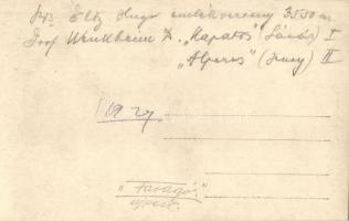 1927 Budapest IV. Újpesti lóversenypálya, 3550m-es emlékverseny befutói, Faragó photo