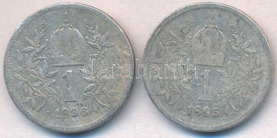 Ausztria 1895-1896. 1K Ag "Ferenc József" T:2-,3
Austria 1895-1896. 1 Corona Ag "Fra...