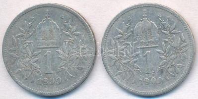 Ausztria 1899-1901. 1K Ag "Ferenc József" T:2-,3
Austria 1899-1901. 1 Corona Ag "Fra...