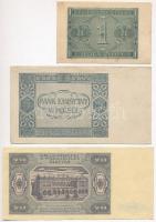 Lengyelország 1932-1948. 5db-os bankjegy tétel T:III,III-
Poland 1932-1948. 5pcs of banknotes C:F,V...