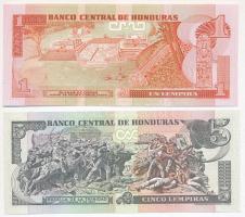 Honduras 1989. 1L + 2001. 5L T:I
Honduras 1989. 1 Lempira + 2001. 5 Lempiras C:UNC
